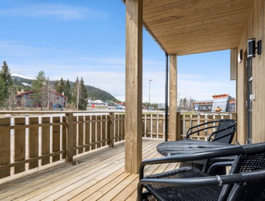 outside porch, apartment to rent in Trysil, Trysiltunet 16A