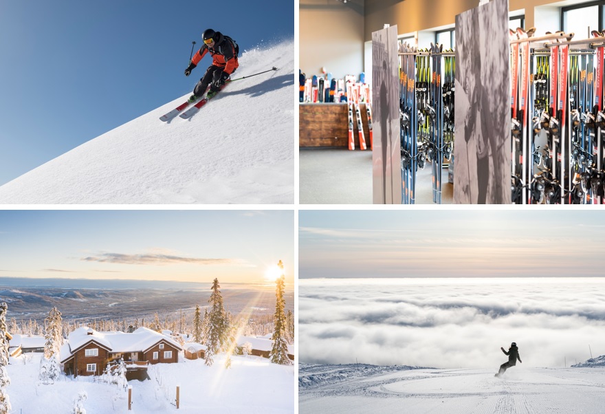 bookTrysilonline wins price comparison among Trysil's ski rental companies.